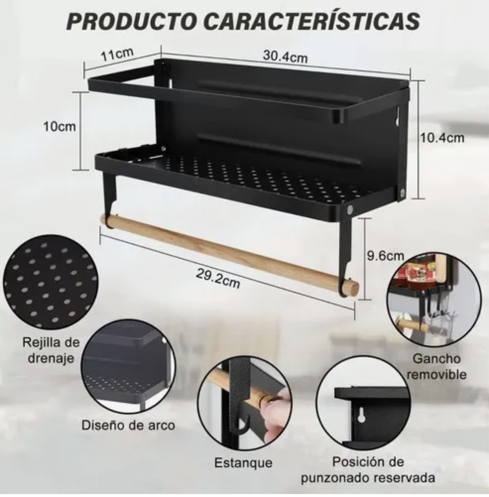 SOPORTE MAGNE TICO PARA COCINA - 2