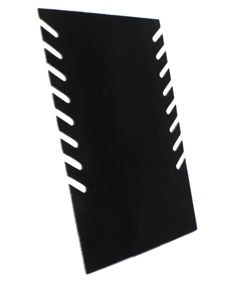 EXHIBIDOR 8 CADENAS COLLAR TERCIOPELO NEGRO - 3