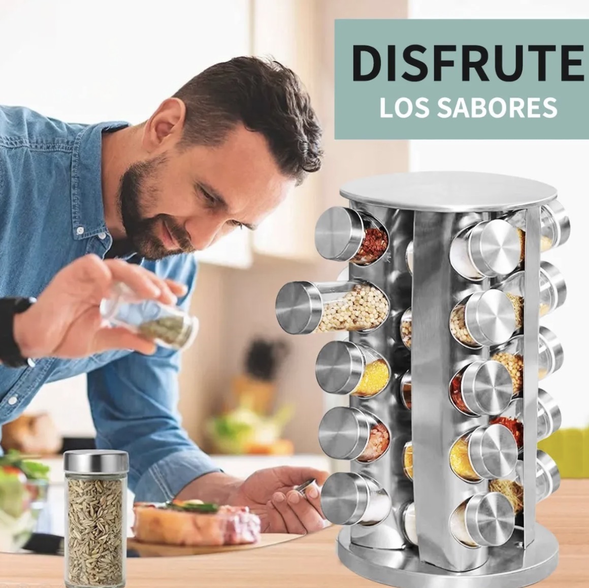 CONDIMENTEROS ESPECIERO GIRATORIO COCINA 20 - 3