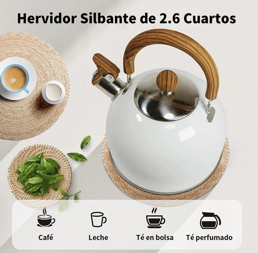TETERA SILBANTE 2.5L ACERO INOXIDABLE - 3