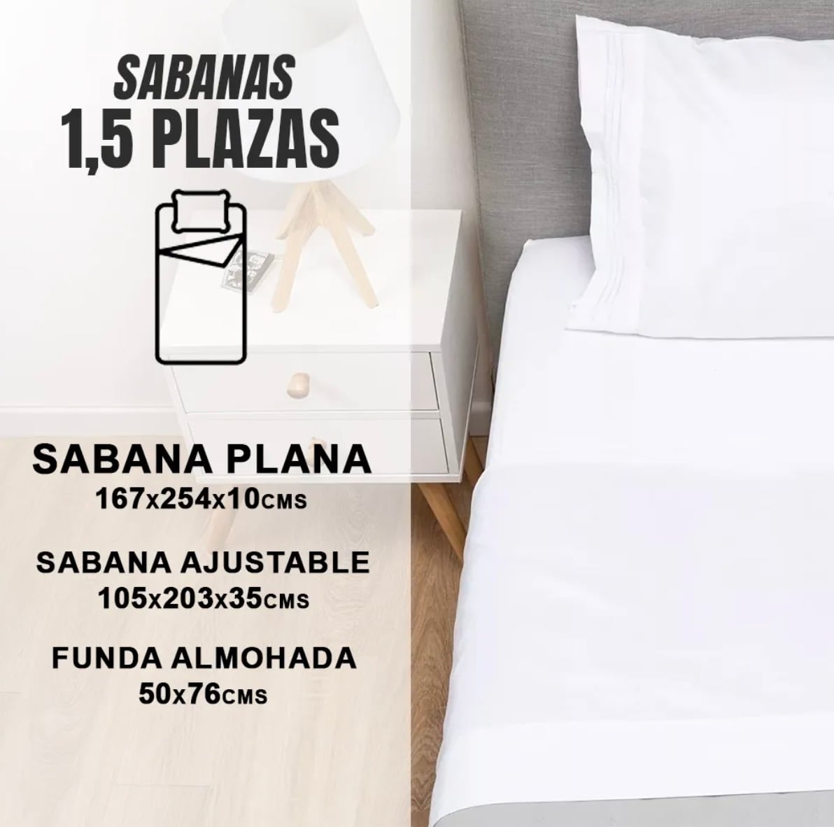 SABANAS PLAZA SUPER KING BLANCA - 3