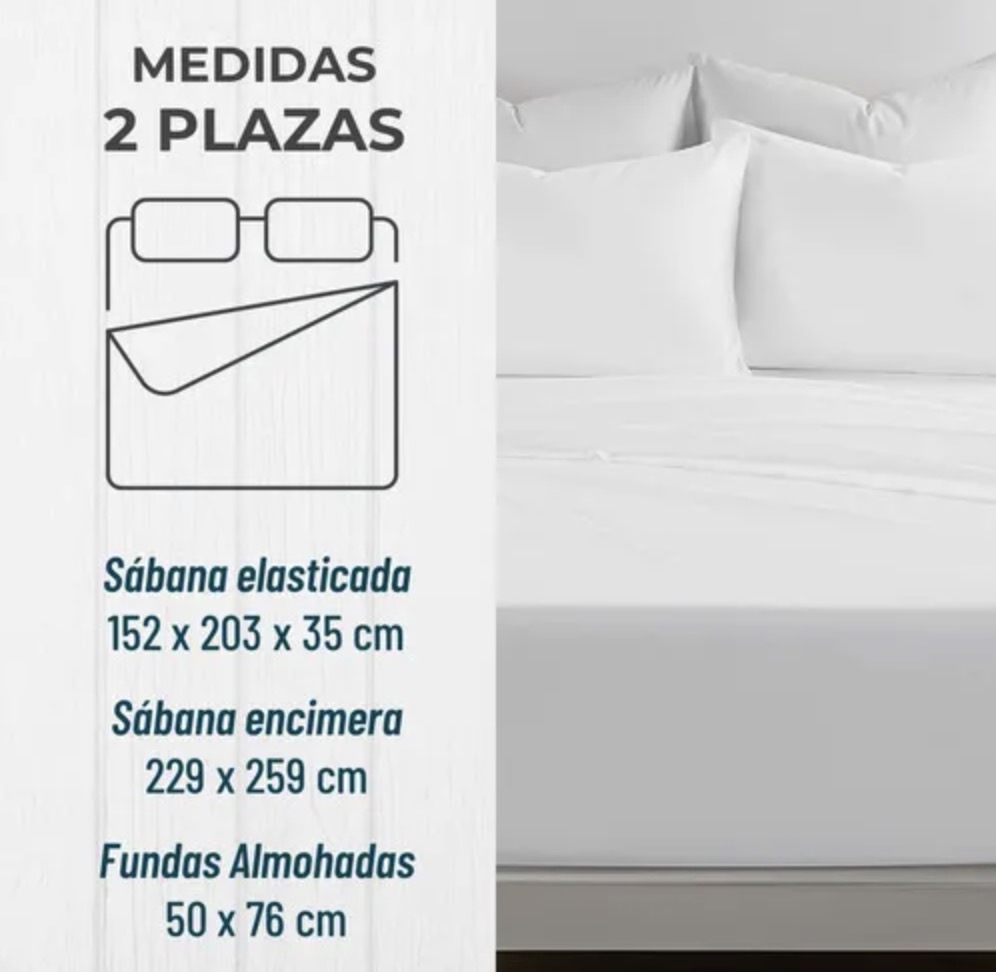SABANA BORDADA 2 PLAZAS - 2