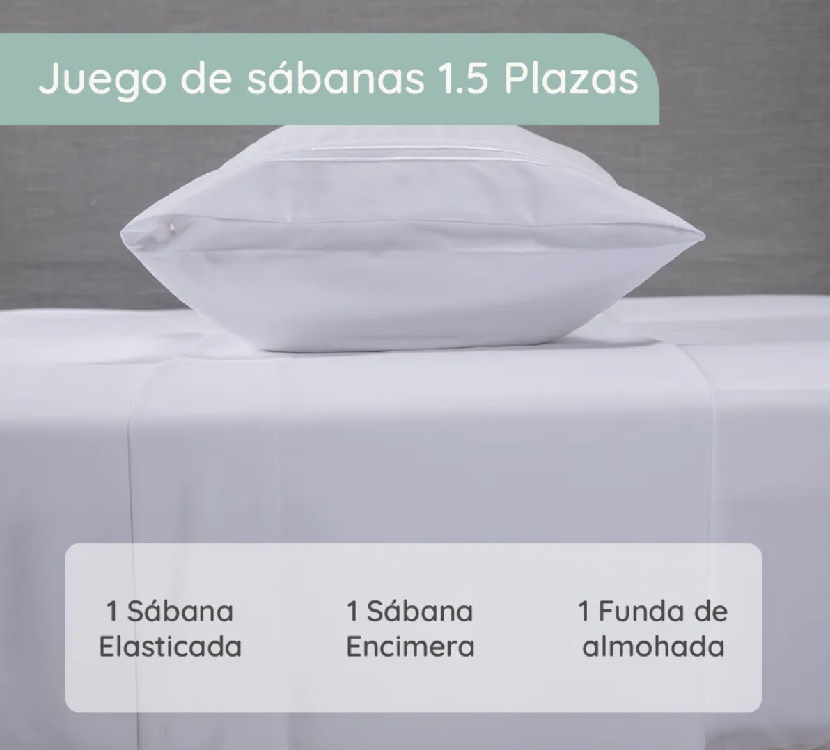 SABANA 1800 HOTEL ULTRA SUAVE + FUNDA BORDADA - 2