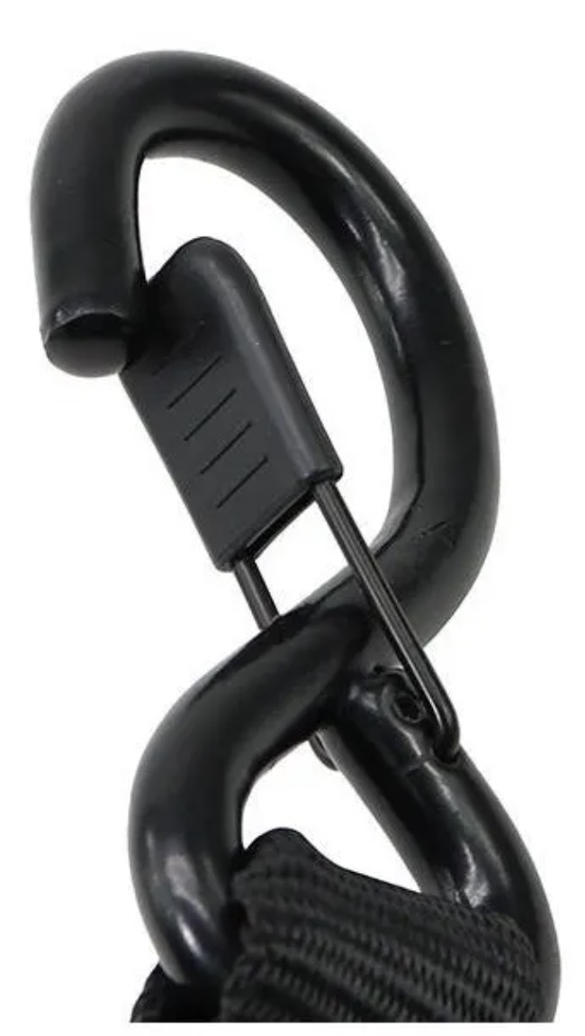 ESLINGA NEGRO CON TRIBILIN AMARRAS PARA MOTOS - 2