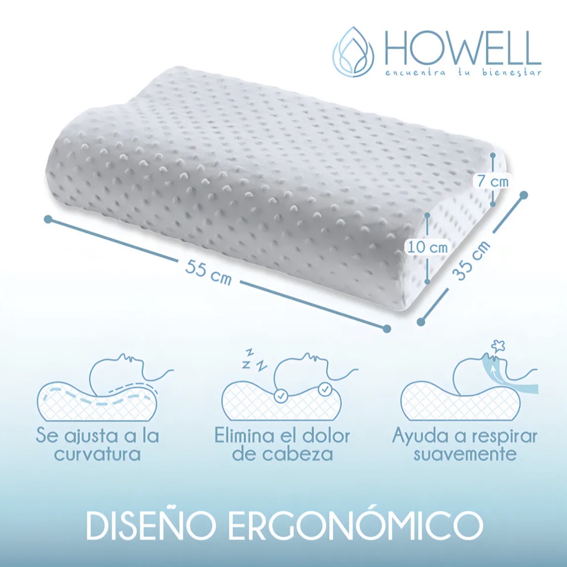 ALMOHADA ORTOPE DICA CERVICAL - 3