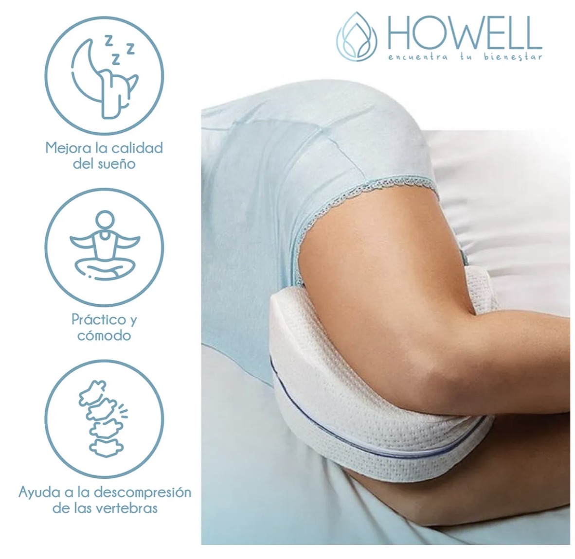 COJIN ALMOHADA ORTOPE DICA PARA PIERNAS - 2