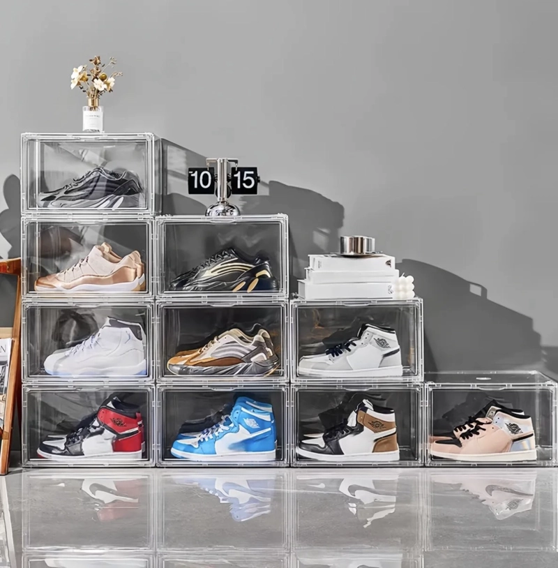 CAJA ORGANIZADORA DE ZAPATOS APILABLES - 2