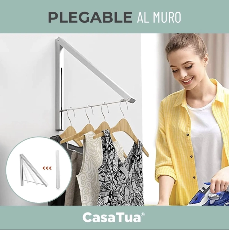 TENDEDERO PLEGABLE DE PARED - 2