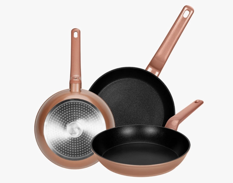 SET SARTENES ANTIADHERENTES ALUMINIO 3 PIEZAS - 1