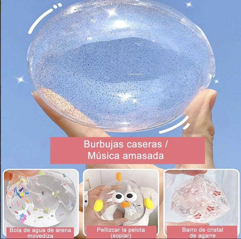 5 ROLLOS SOPLAR BURBUJA CINTA DE DOBLE CARA SURTIDOS - 3