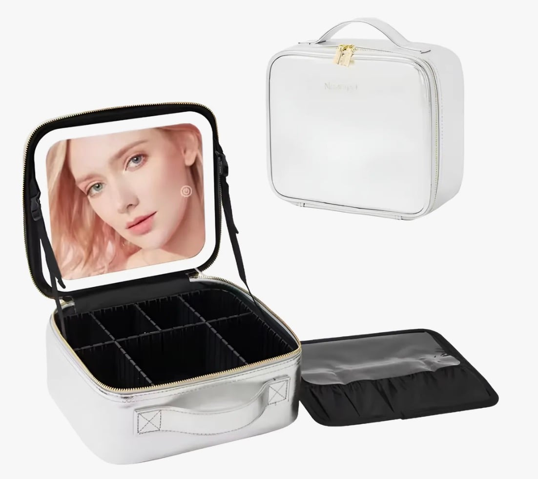 BOLSO DE MAQUILLAJE CON LUZ BLANCO - 1