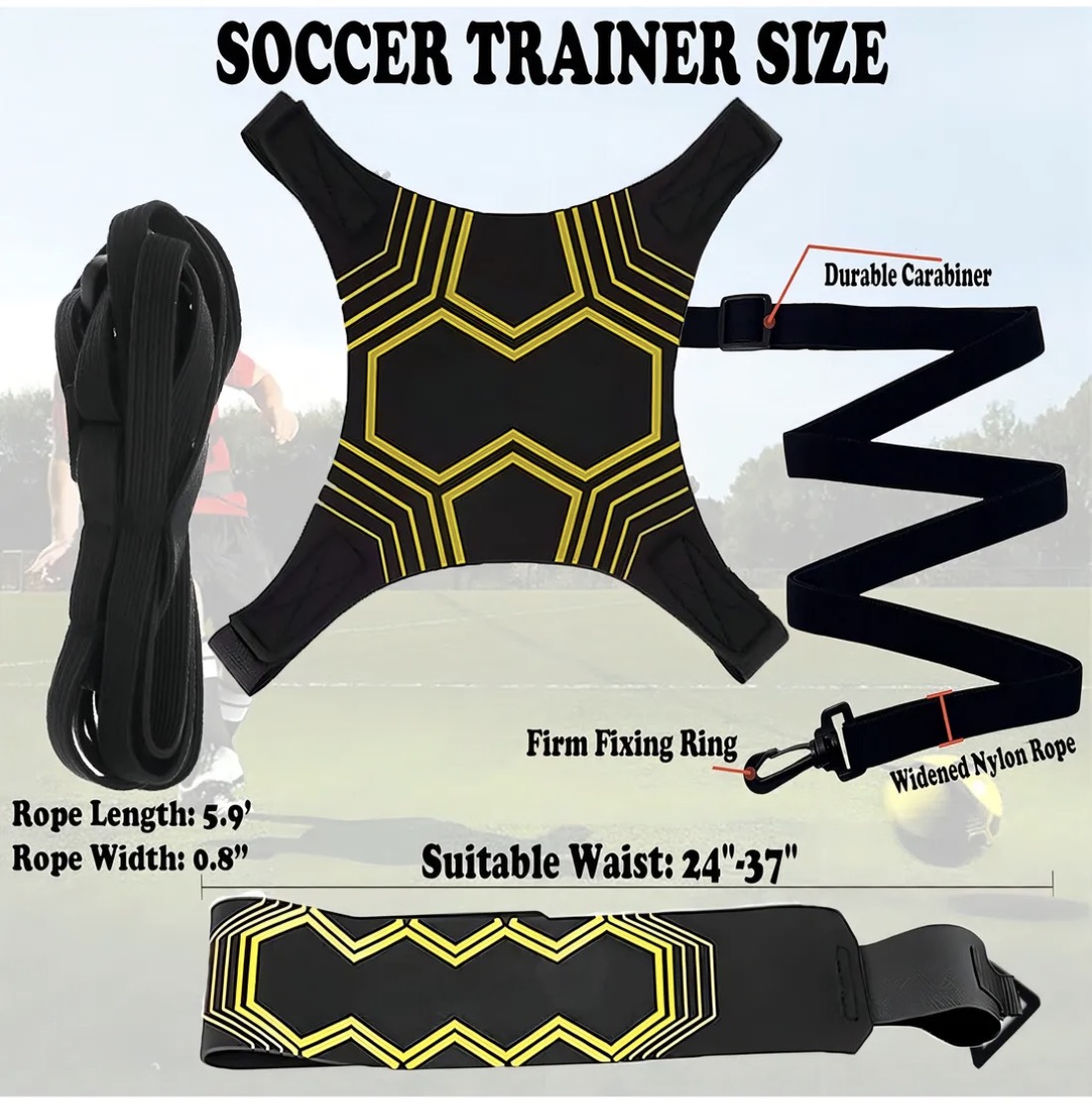 CINTURON ENTRENAMIENTO FUTBOL TRAINING - 2
