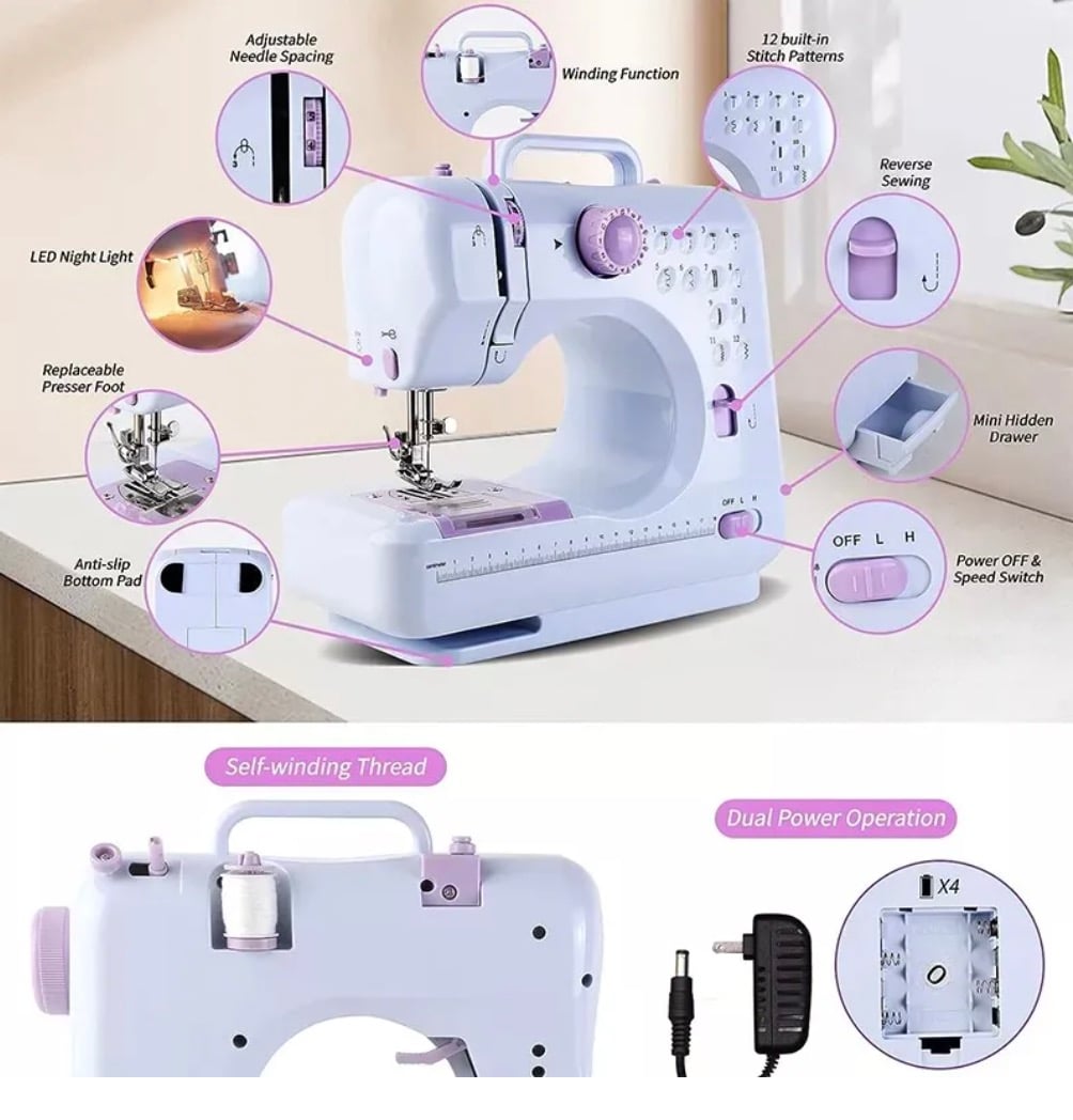 MAQUINA COSER OVERLOCK PORTATIL PEDAL ELE CTRICA 12 PUNTOS - 3