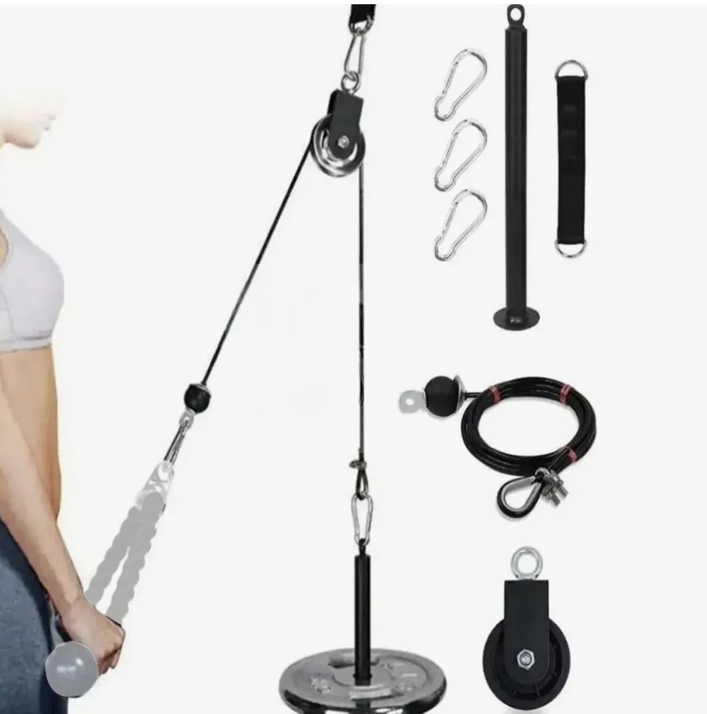 HOME TRICEPS PULLEY SET, POLEA ENTRENAMIENTO GYM - 1
