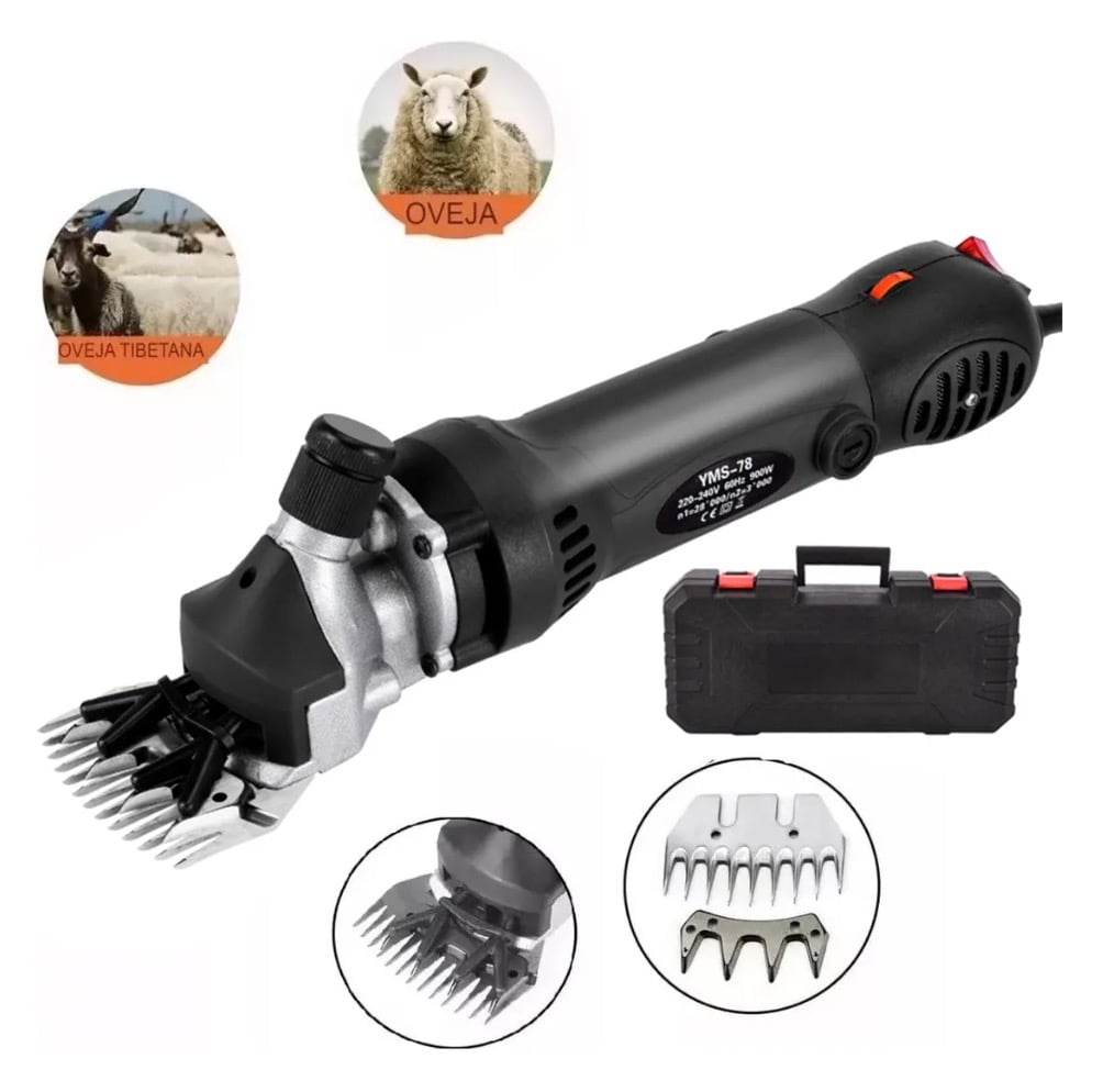MAQUINA ESQUILADORA ELE CTRICA CORTADORA LANA OVEJAS 900W - 1