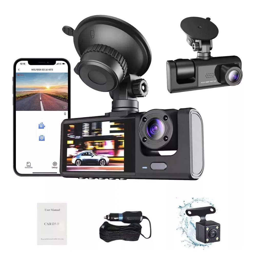 CAMARA PARA AUTO HD 1080P+WIFI - 1