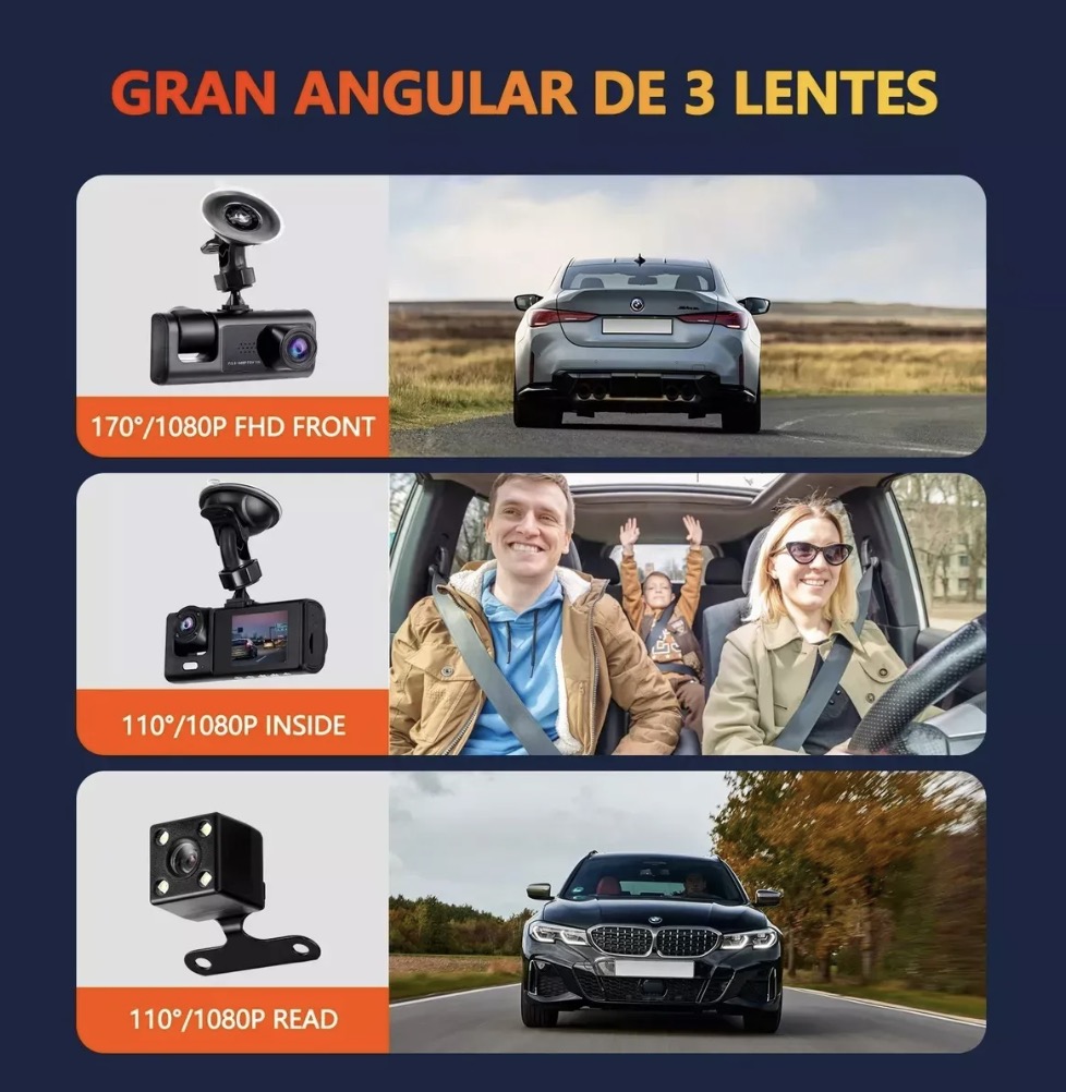 CAMARA PARA AUTO HD 1080P+WIFI - 2