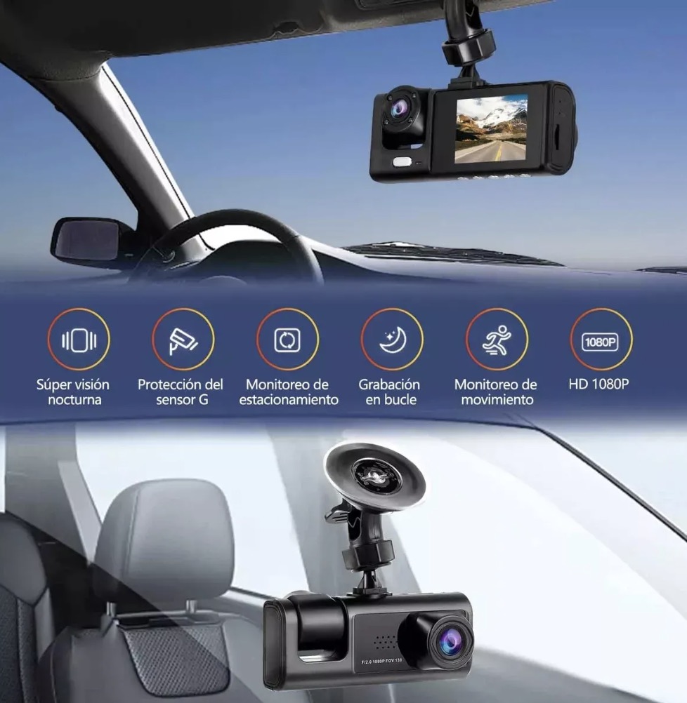 CAMARA PARA AUTO HD 1080P+WIFI - 3