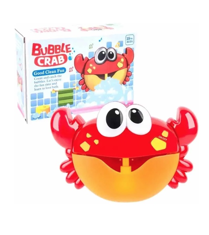 JUGUETE CANGREJO BURBUJAS DE BAÑO - 6