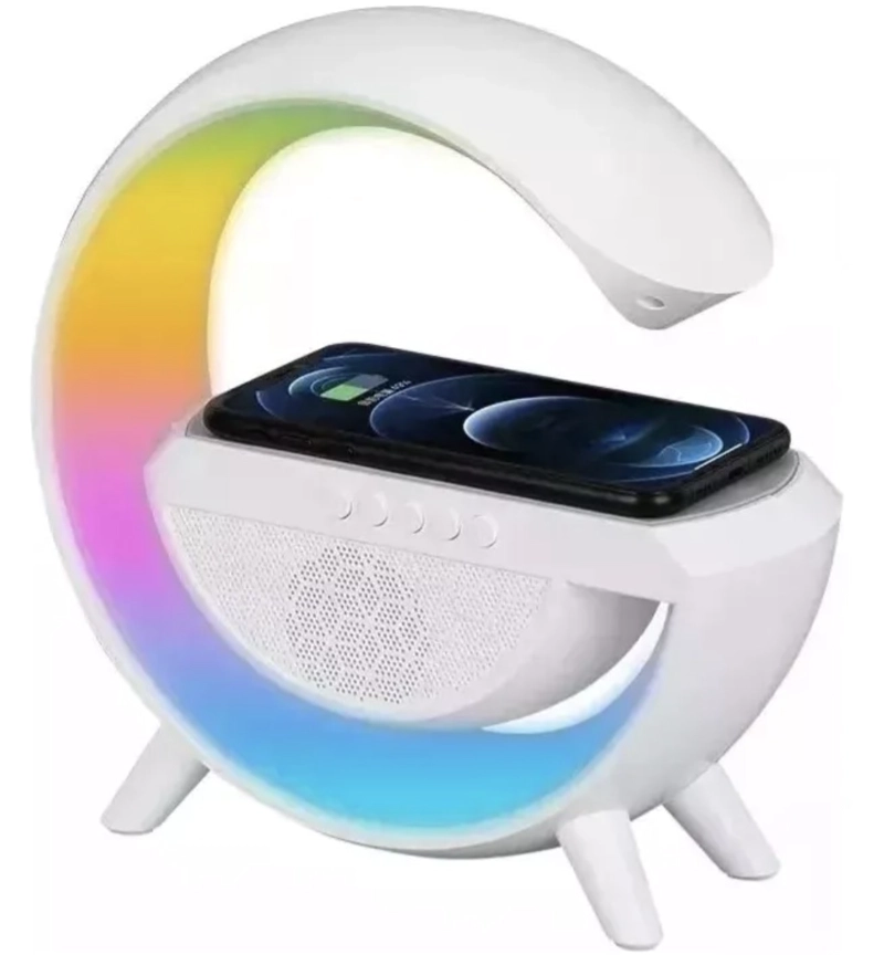 PARLANTE BLUETOOTH LAMPARA CARGADOR INALAMBRICO - 2