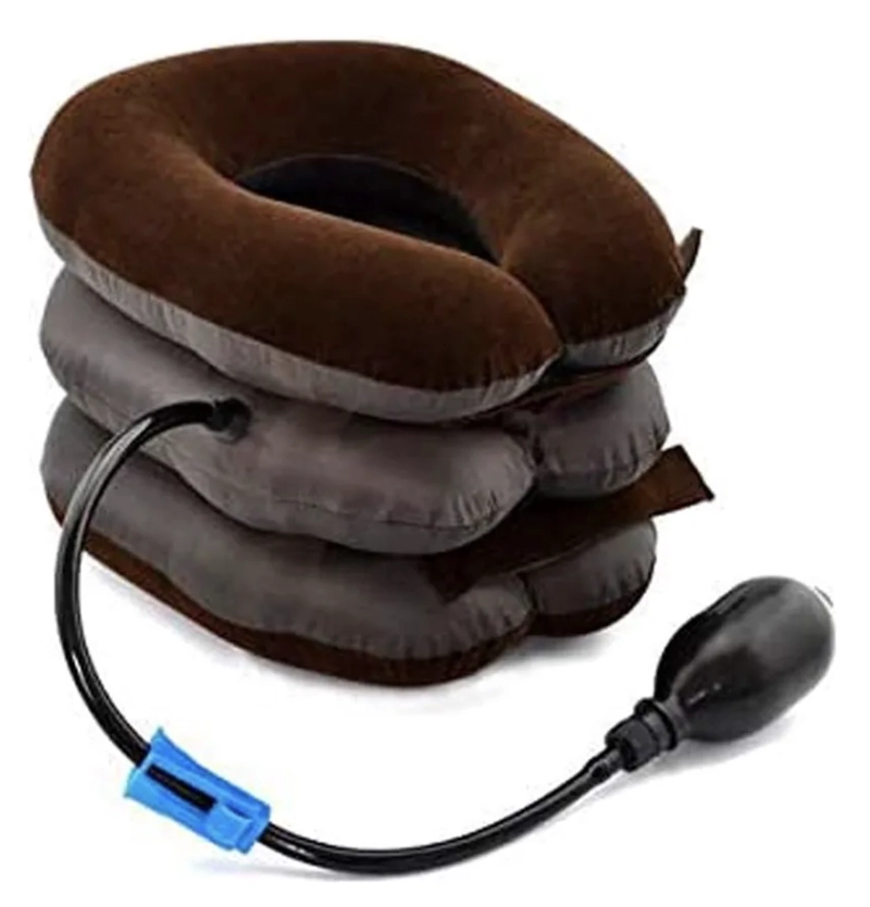 COJIN INFLABLE PLEGABLE ALIVIA DOLOR DE CUELLO Y HOMBRO - 1