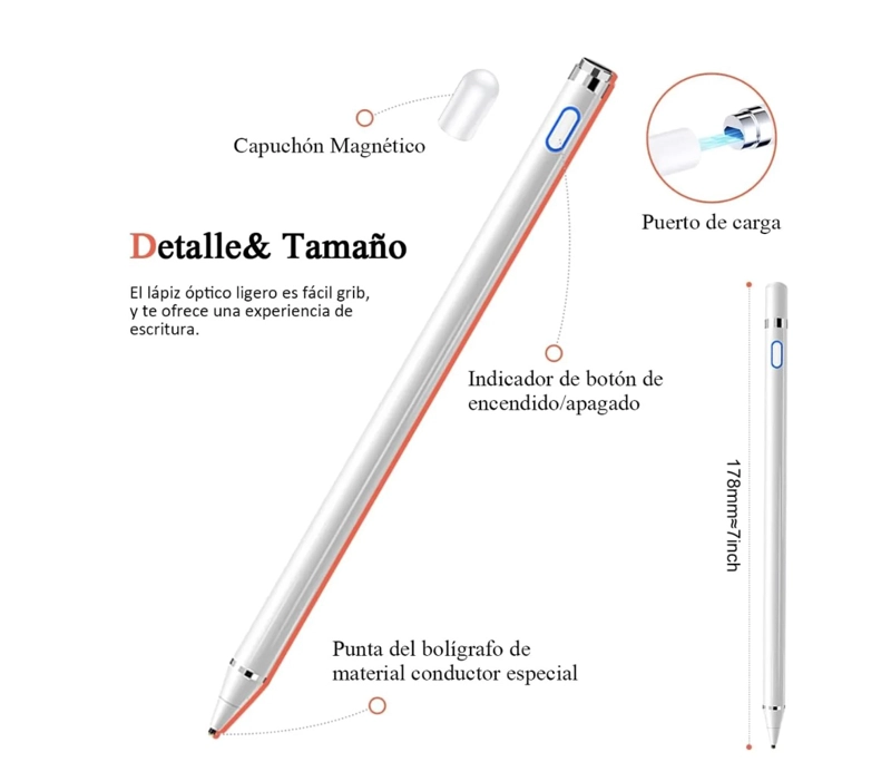 LAPIZ PENCIL PARA TABLET IPAD SAMSUNG LENOVO - 2