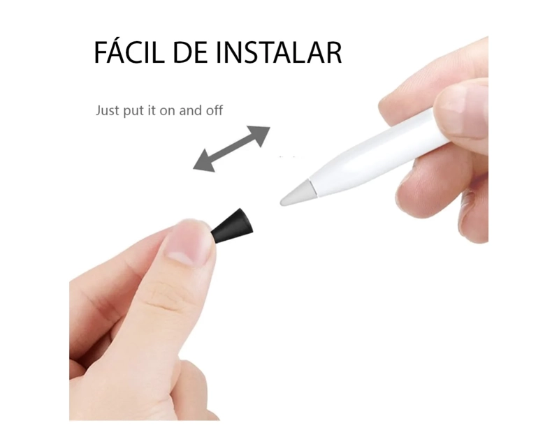 PROTECTOR DE PUNTA PARA APPLE PENCIL SILICONA - 2