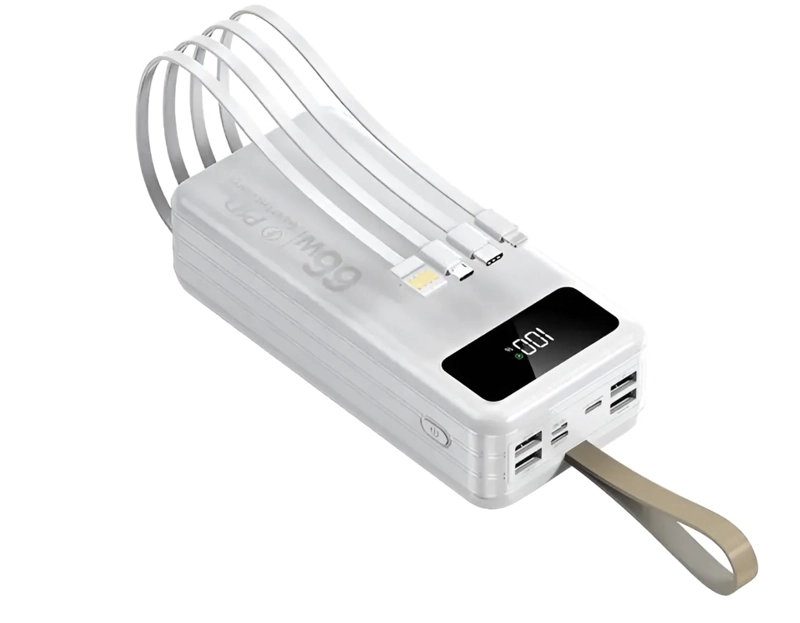 BATERIA EXTERNA POWER BANK 80000MHA CARGA RAPIDA PD20W - 2
