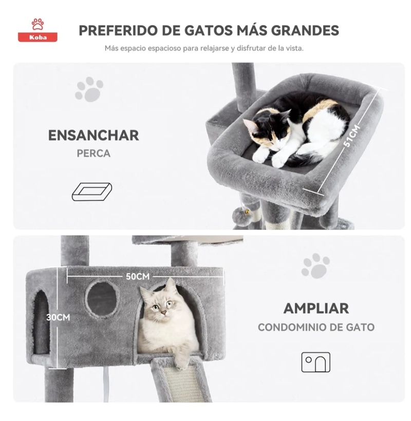 RASCADOR TIPO ARBOL PARA GATOS - 3