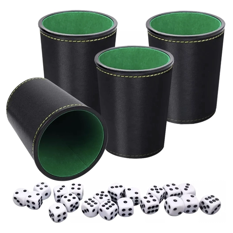 4 CACHOS DE ECO CUERO NEGRO - 1