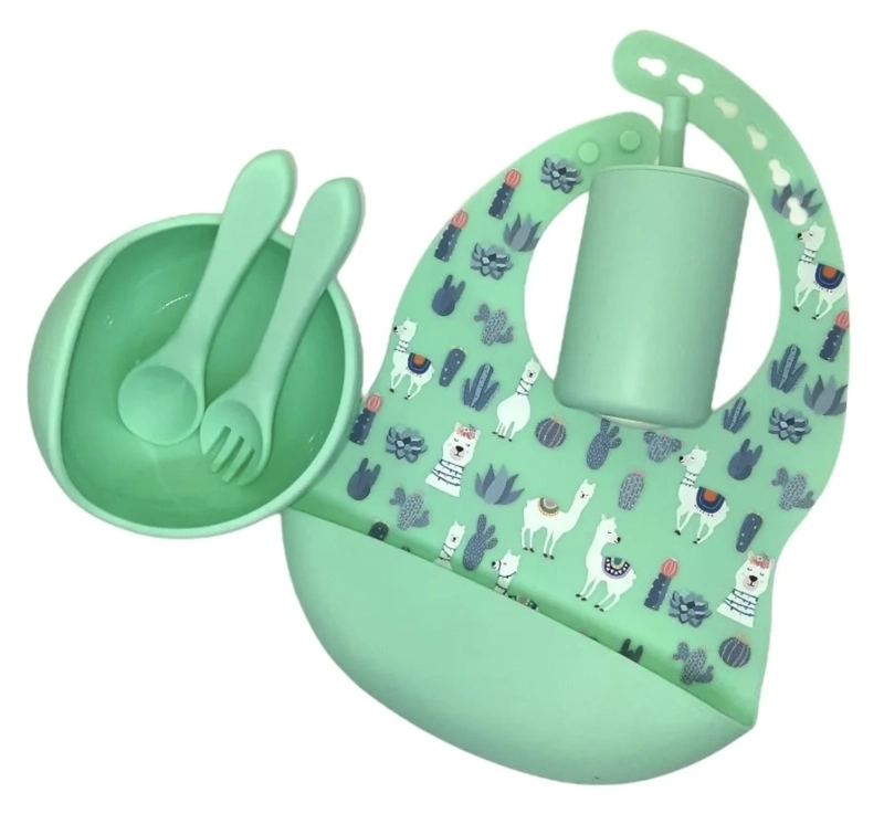 SET ALIMENTACION SILICONA BEBE - 1