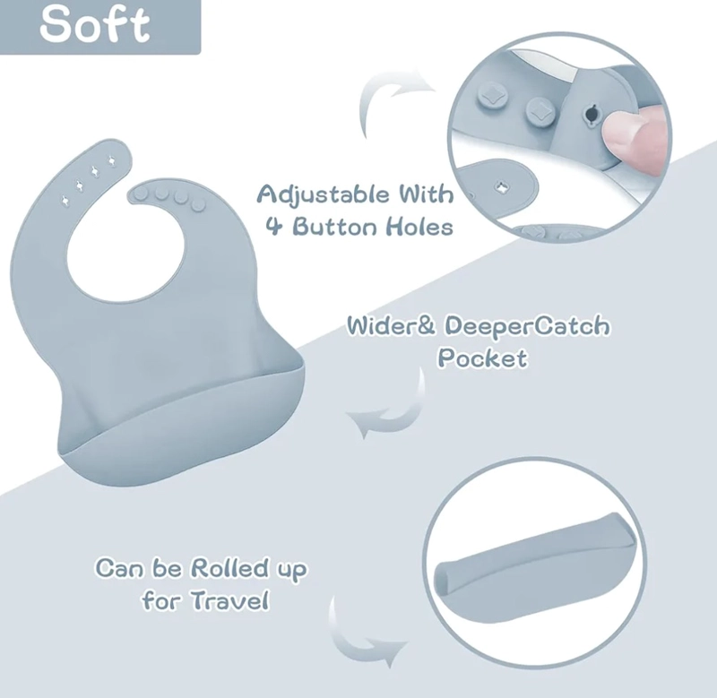 SET ALIMENTACION SILICONA ANTIDESLIZANTE PARA BEBE S - 3
