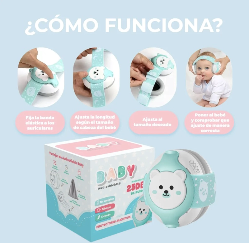 PROTECTORES ANTI-RUIDO PARA BEBE S Y NIÑOS - 2