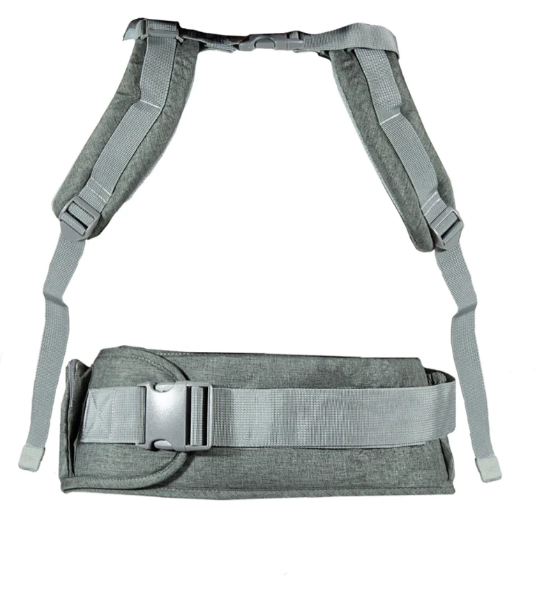 PORTA BEBE ARNE S CON ASIENTO CUIDADOS CADERA HIP SEAT GRIS - 3