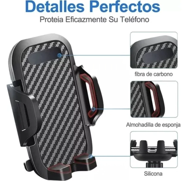 SOPORTE DE TELE FONO CELULAR PARA AUTO - 3