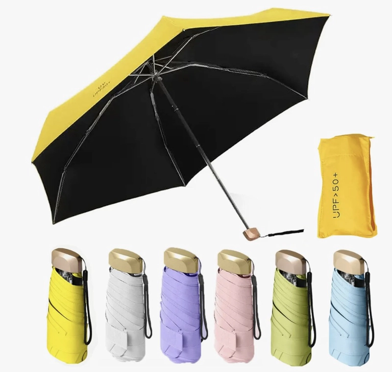 MINI PARAGUAS PLEGABLE PORTATIL ANTI UV - 1
