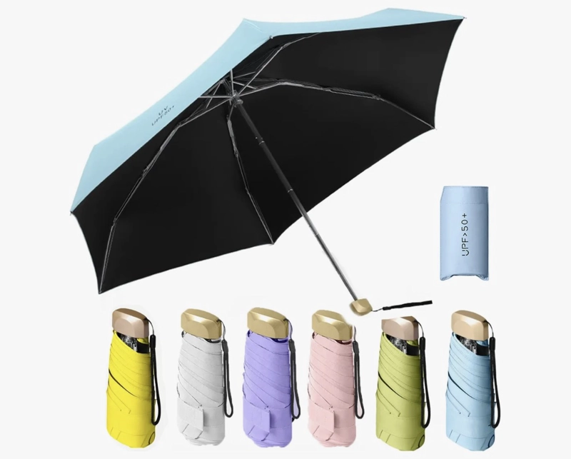MINI PARAGUAS PLEGABLE PORTATIL ANTI UV - 1