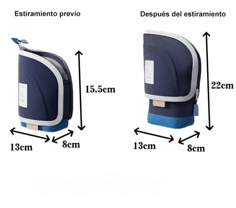 ESTUCHE DE LAPICES TELESCOPICO AZUL - 3