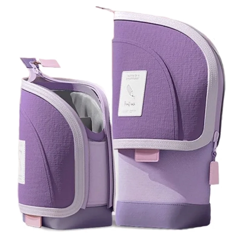 ESTUCHE DE LAPICES TELESCOPICO MORADO - 1