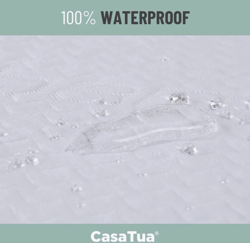 CUBRE COLCHON PROTECTOR IMPERMEABLE BAMBU 1,5 PLAZAS - 2