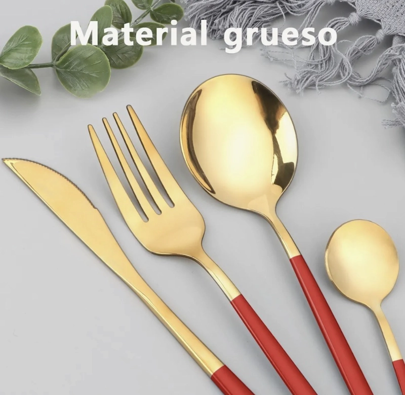 JUEGO DE CUBIERTOS DE ACERO INOXIDABLE, 24 PIEZAS - 3