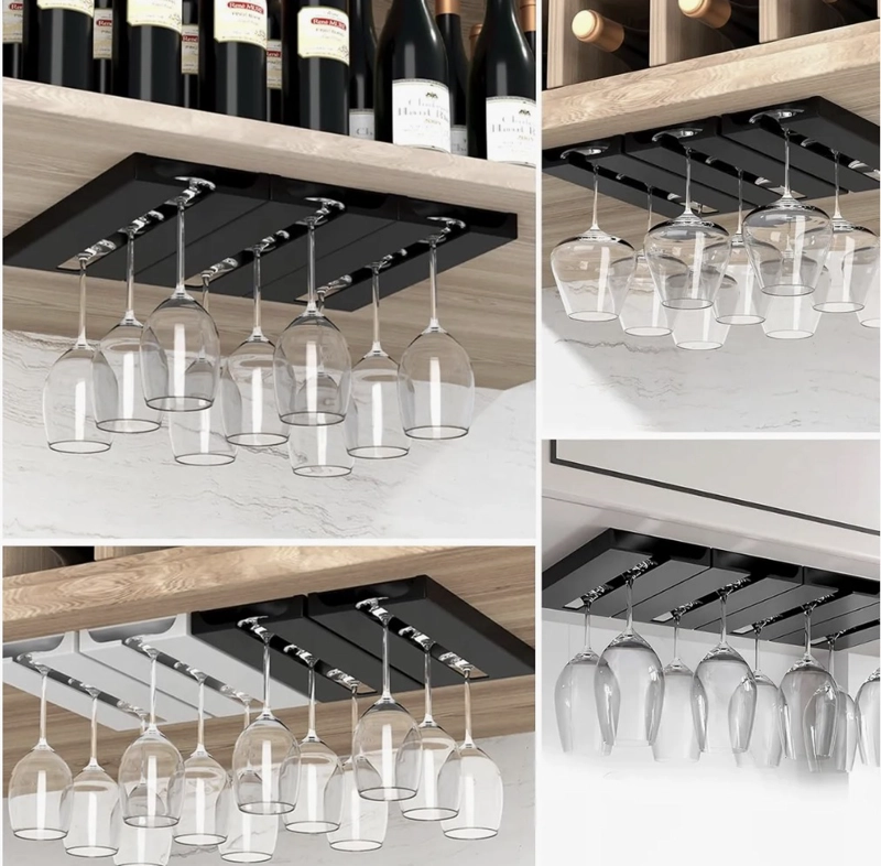 4PCS ESTANTE PARA COPAS DE VINO - 3