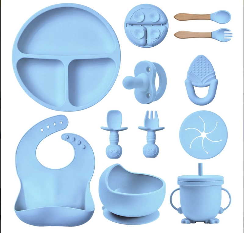 SET DE SILICONA ALIMENTACION BEBE - 1