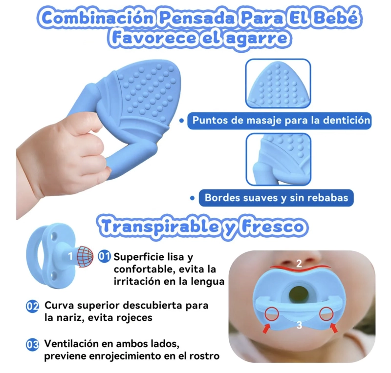 SET DE SILICONA ALIMENTACION BEBE - 3