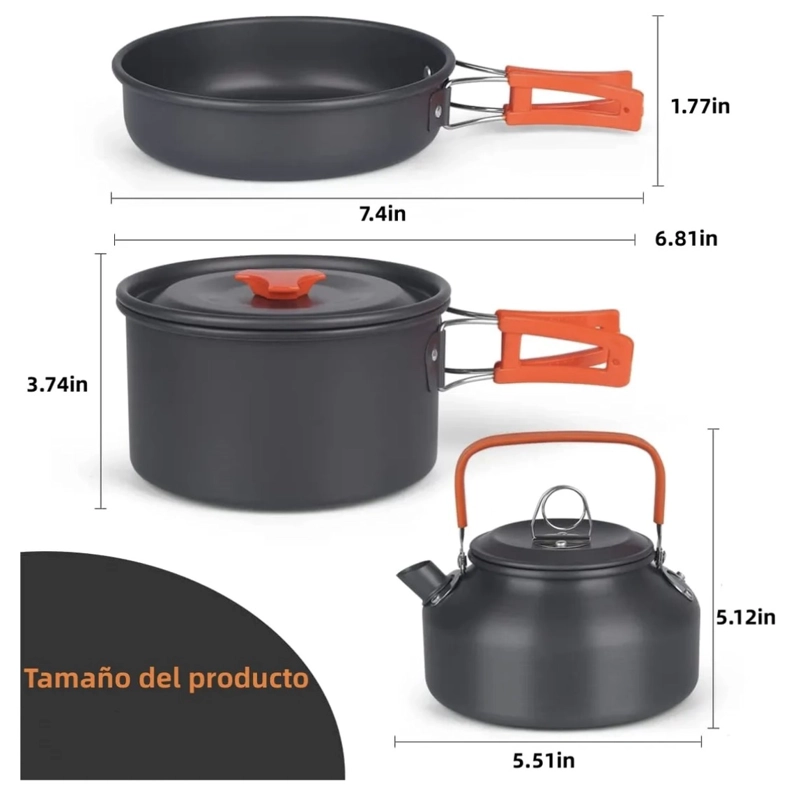 SET OLLAS CAMPING OUTDOOR - 2