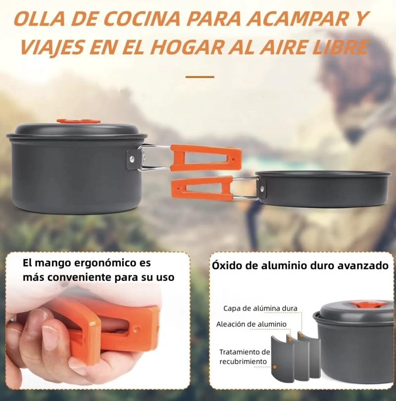 SET OLLAS CAMPING OUTDOOR - 3