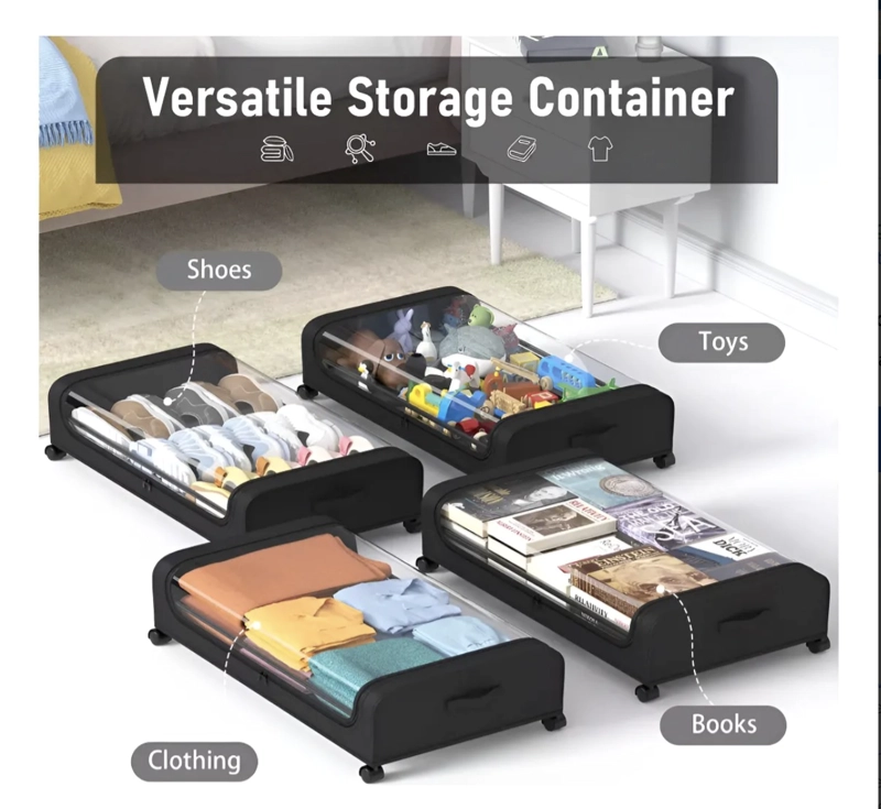 CAJAS ORGANIZADOR DE ROPA MULTIUSO BAJO CAMA - 2