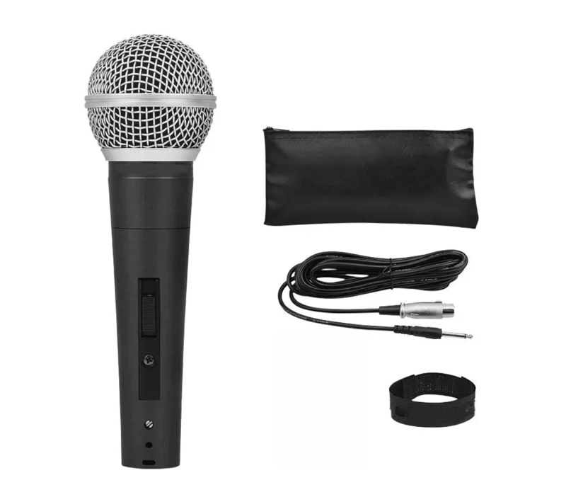 MICROFONO PROFESIONAL KARAOKE CON CABLE 3M-XLR - 1