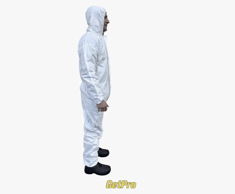 OVEROL DESECHABLE BLANCO POLIPROPILENO X 10 U. L - 2