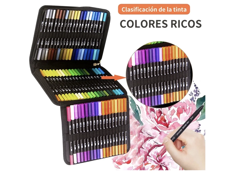 72 COLORES MARCADORES PLUMONES - 2